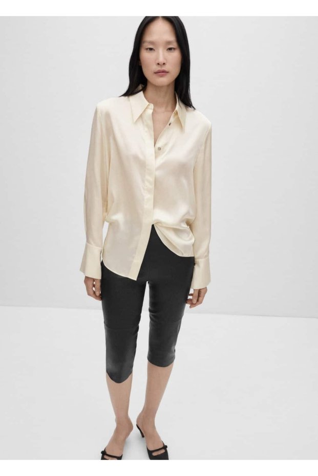100% Satin Silk Shirt