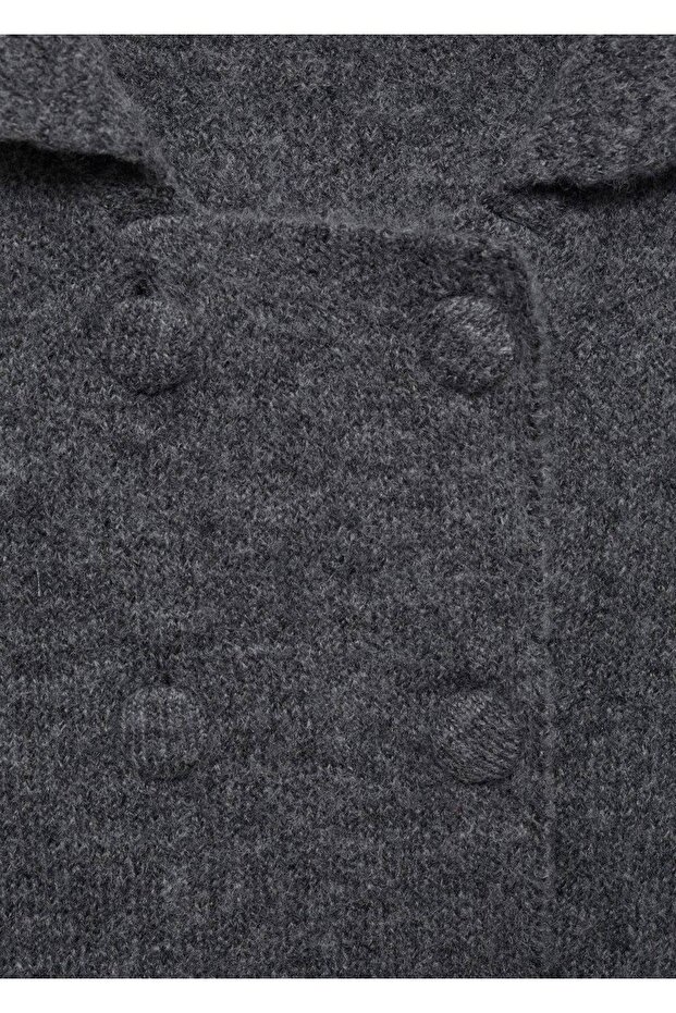 Kruvaze Triko Ceket - 8