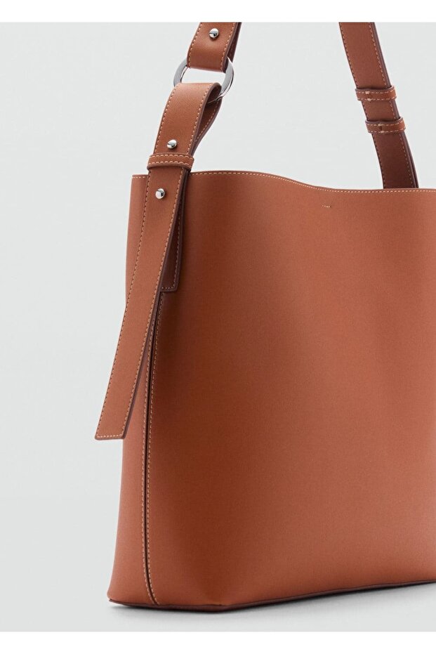 Kısa saplı shopper çanta - 3