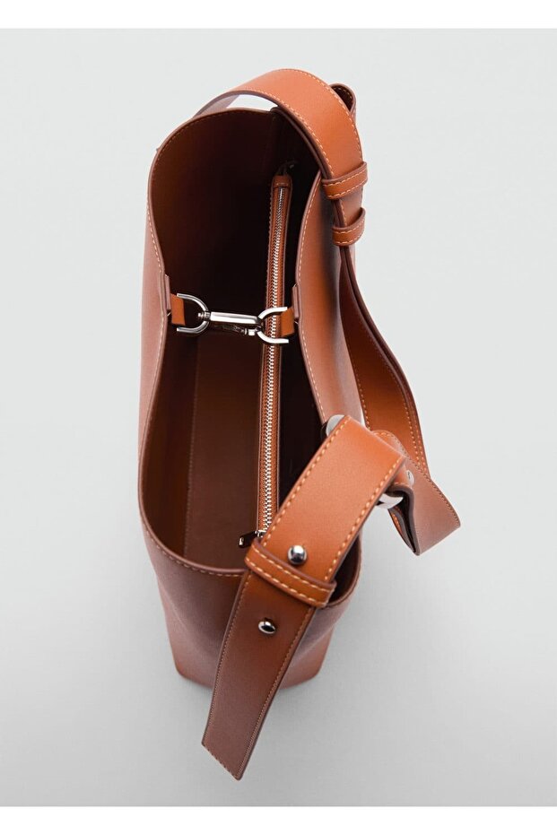 Kısa saplı shopper çanta - 4