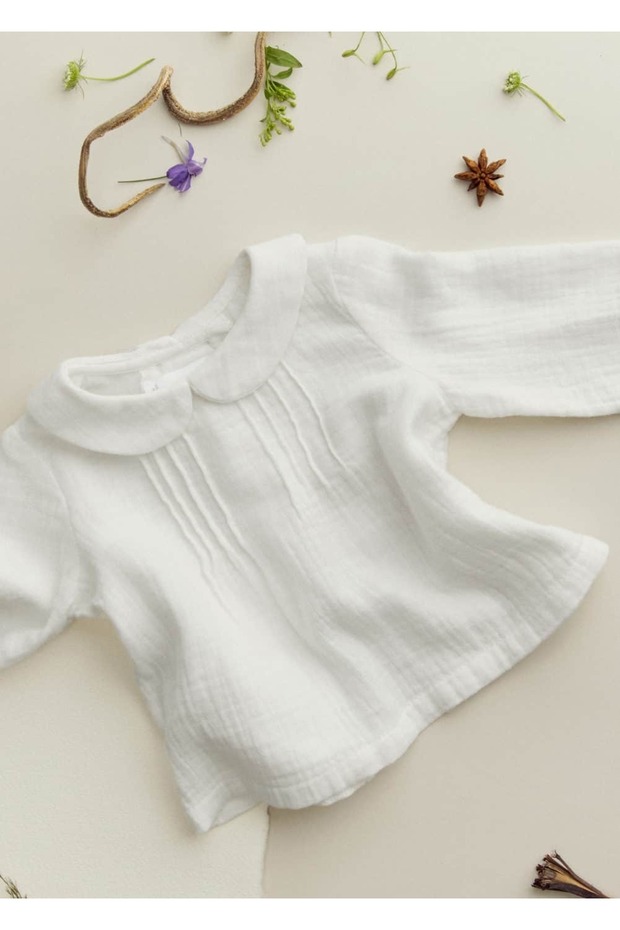 Bambu pamuklu bluz - 1