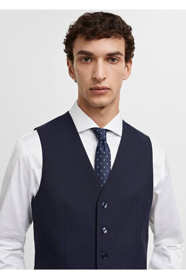 Slim fit yelek - 6
