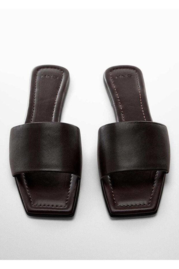 Deri Bantlı Sandalet - 3