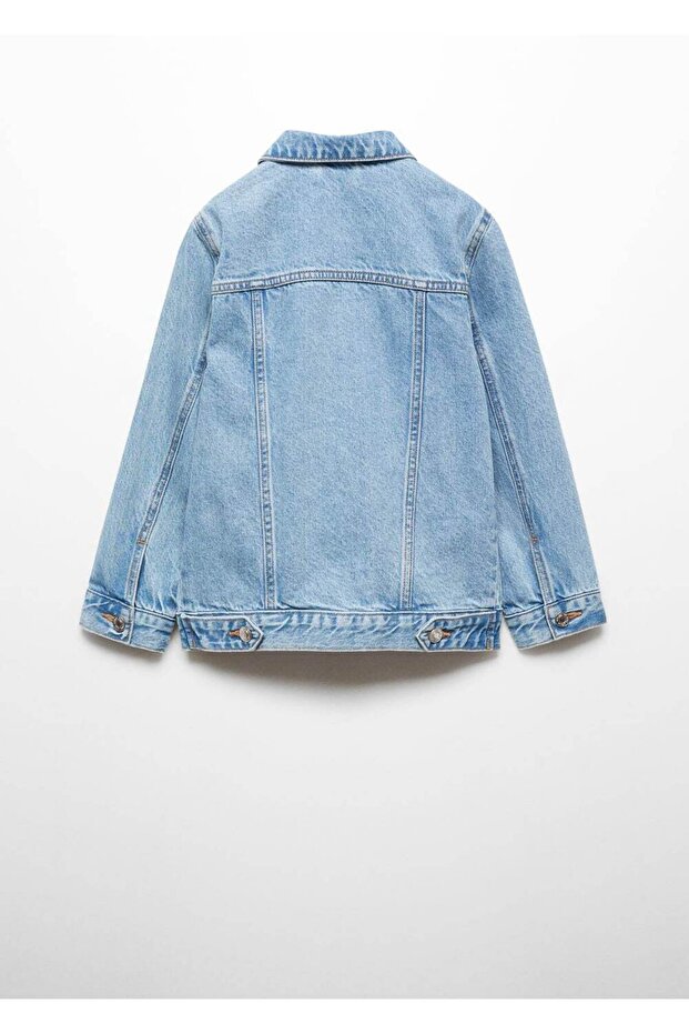 Denim Jacket with Pockets - 4