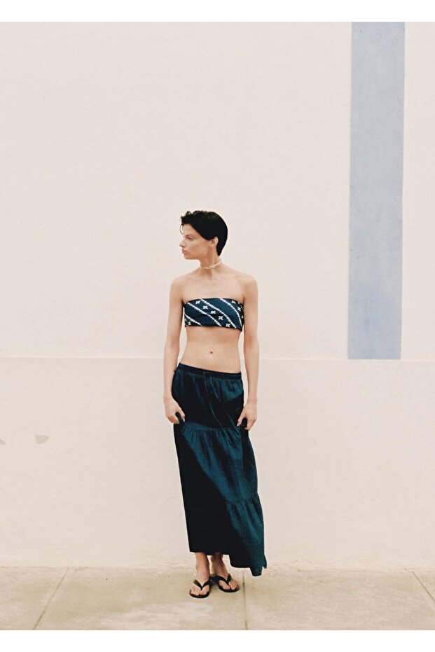 Deri bantlı sandalet - 2