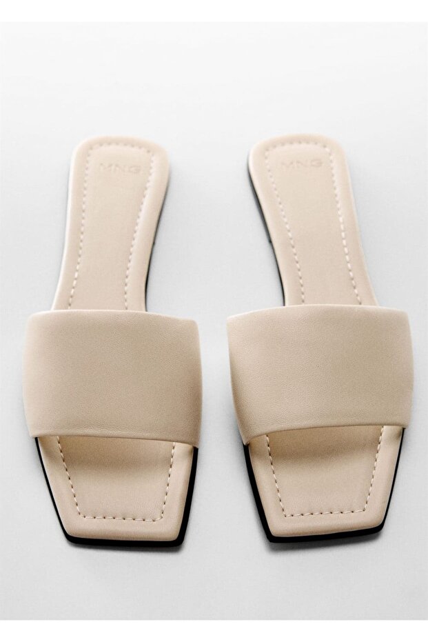 Deri Bantlı Sandalet - 6