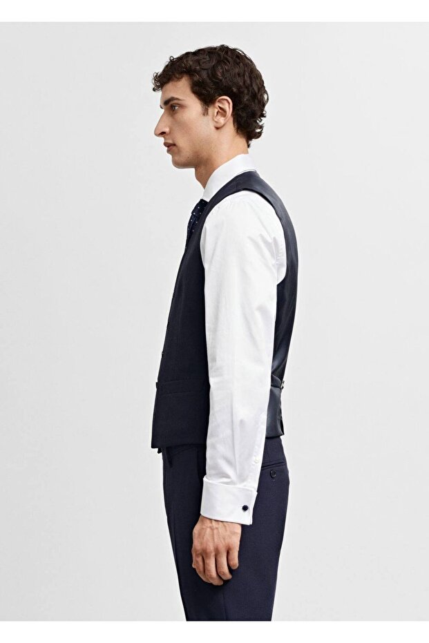 Slim fit yelek - 5