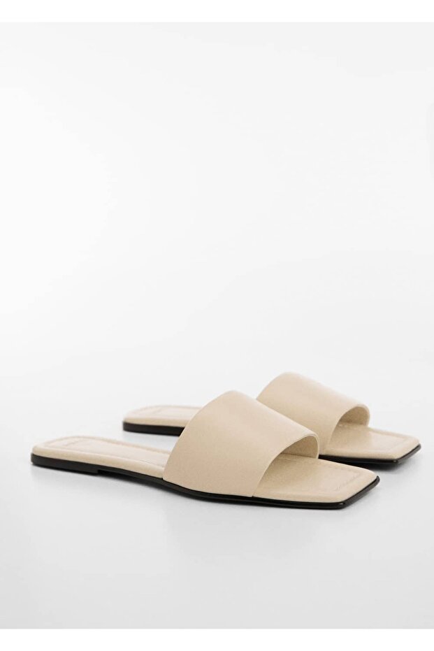 Deri Bantlı Sandalet - 1