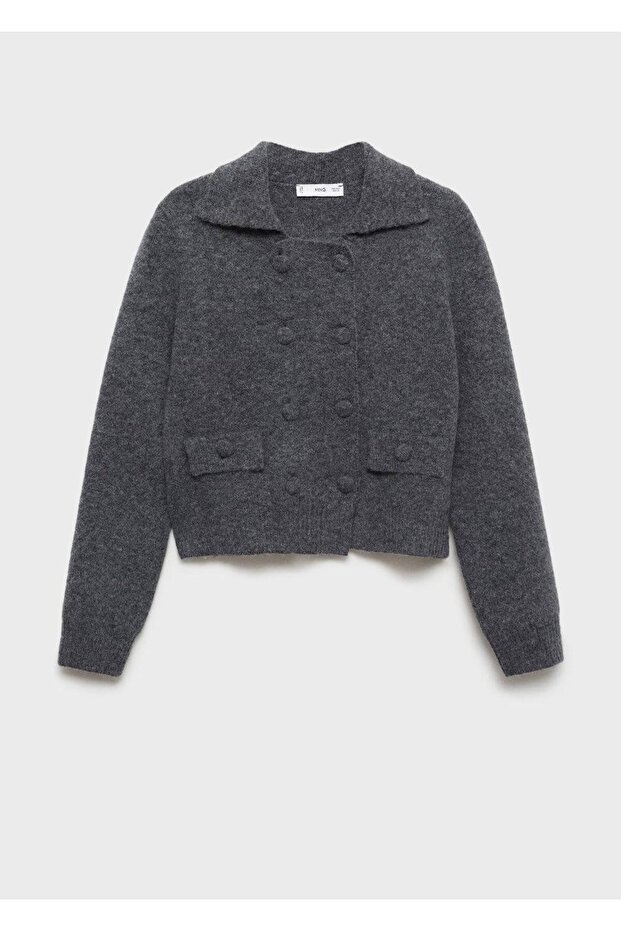 Kruvaze Triko Ceket - 3