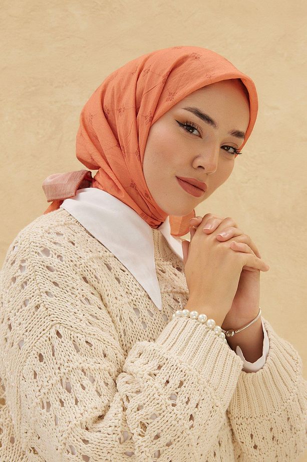 Olinda Eşarp - Soft Bakır - 1