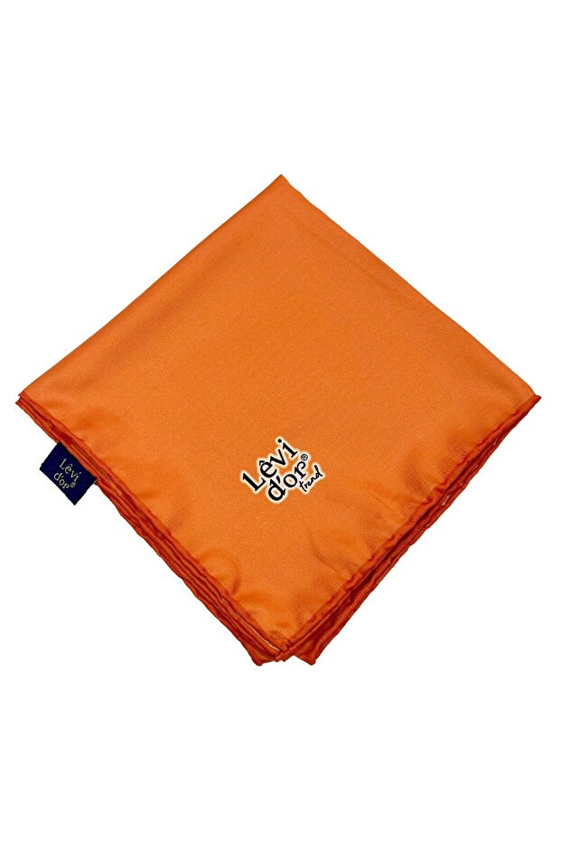 Eșarfă portocalie simplă - 1