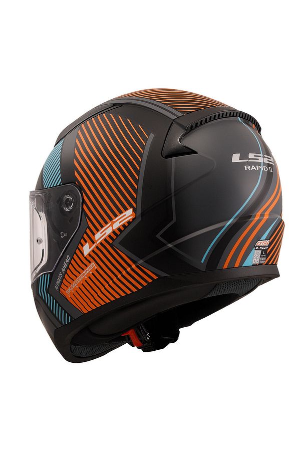 Rapıd 2 Extra Mat Gri-neon Turuncu Kask L - 6