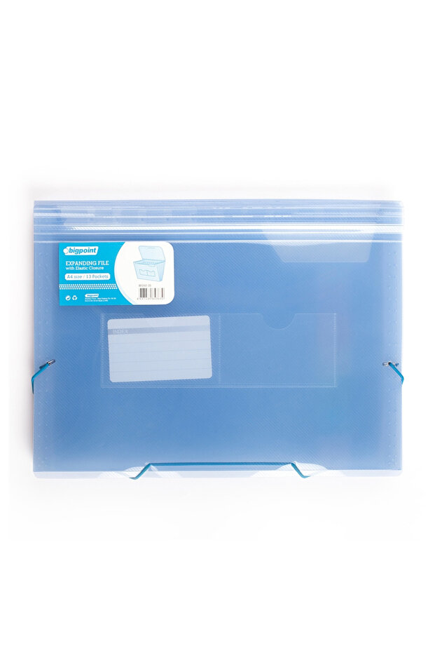 Protected File 13 Pockets Red Elastic - 1