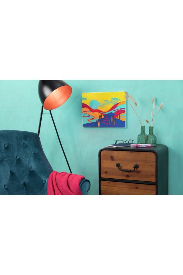 علامة أكريليك حمراء - إصدار حركة المرور ذو الطرف السميك 5000902 - 4