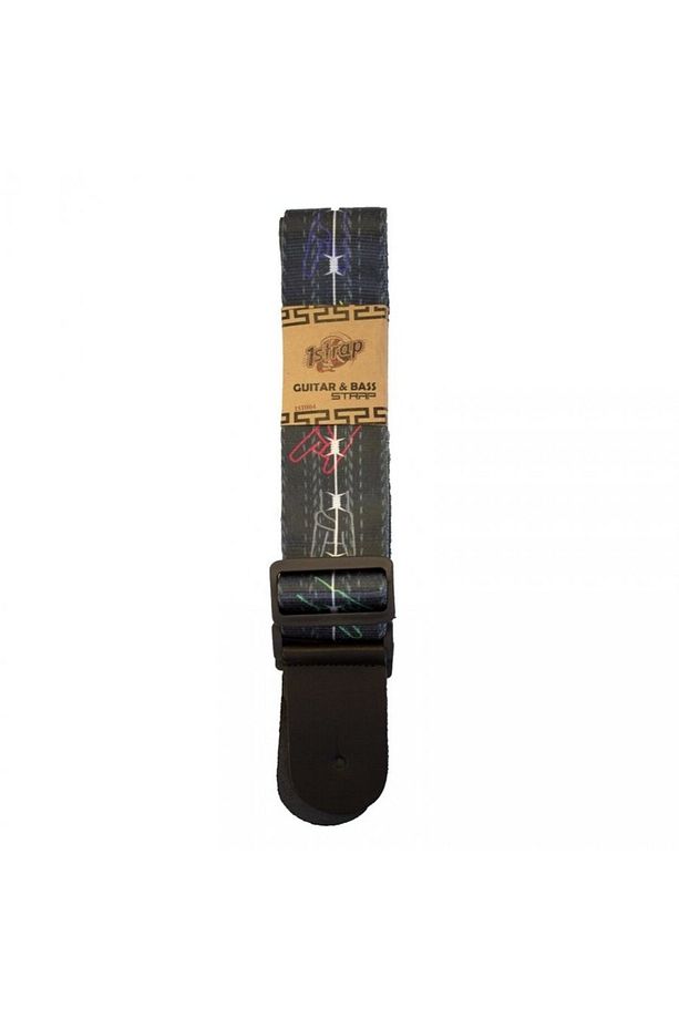 1 Strap ELOKTRO GİTAR ASKISI 1St004 & PENA KUTUSU - 1