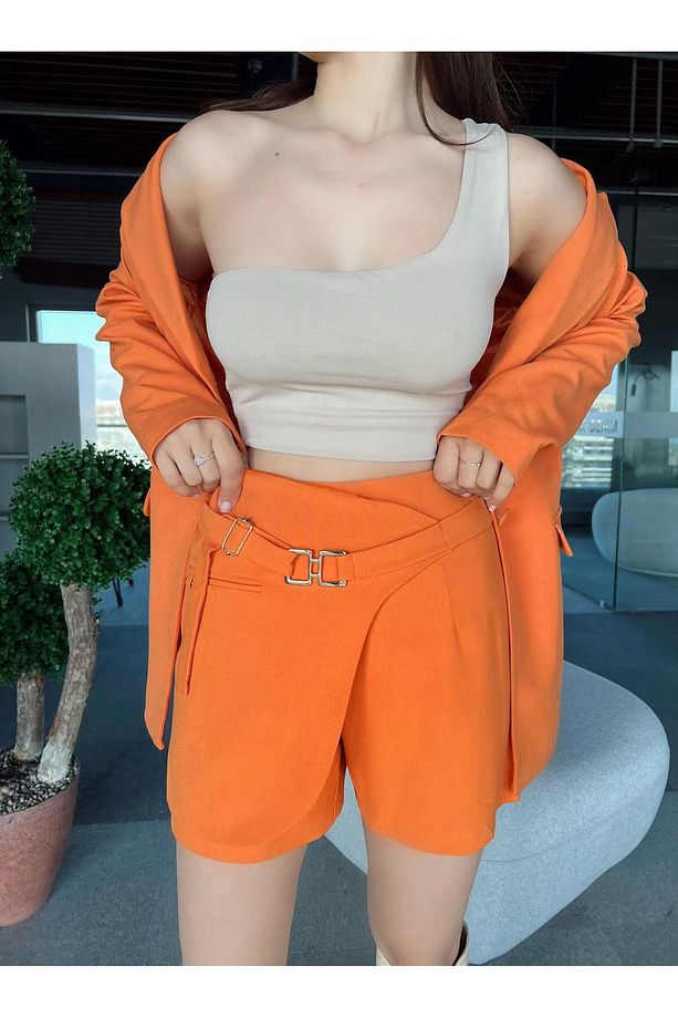 Jasmin Kemerli Şort - 2