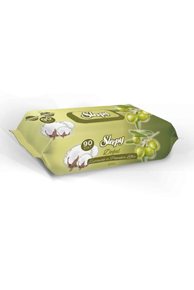 Wet Wipes 90's Olive Oil (Pack of 2)