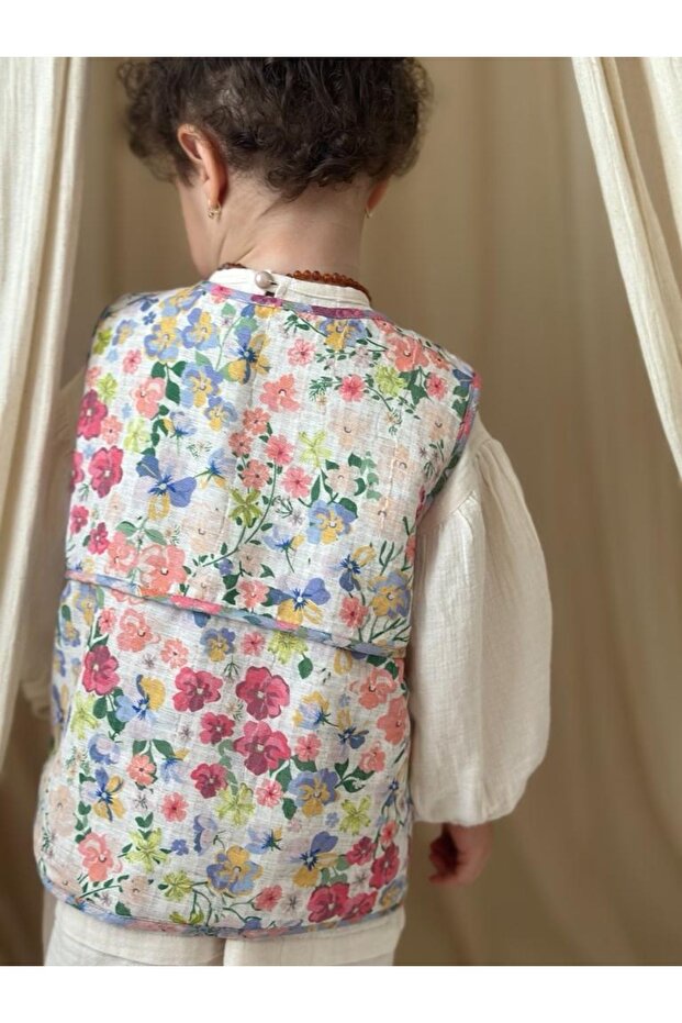 Çiçekli yelek - 3