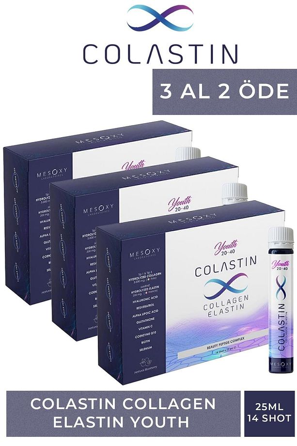 Collagen Elastin Youth 25 ml X 14 Shot 3 Adet - 3