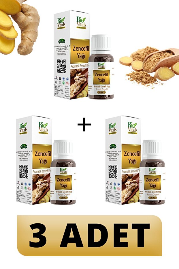 Ginger oil 20 ml 3 pcs
