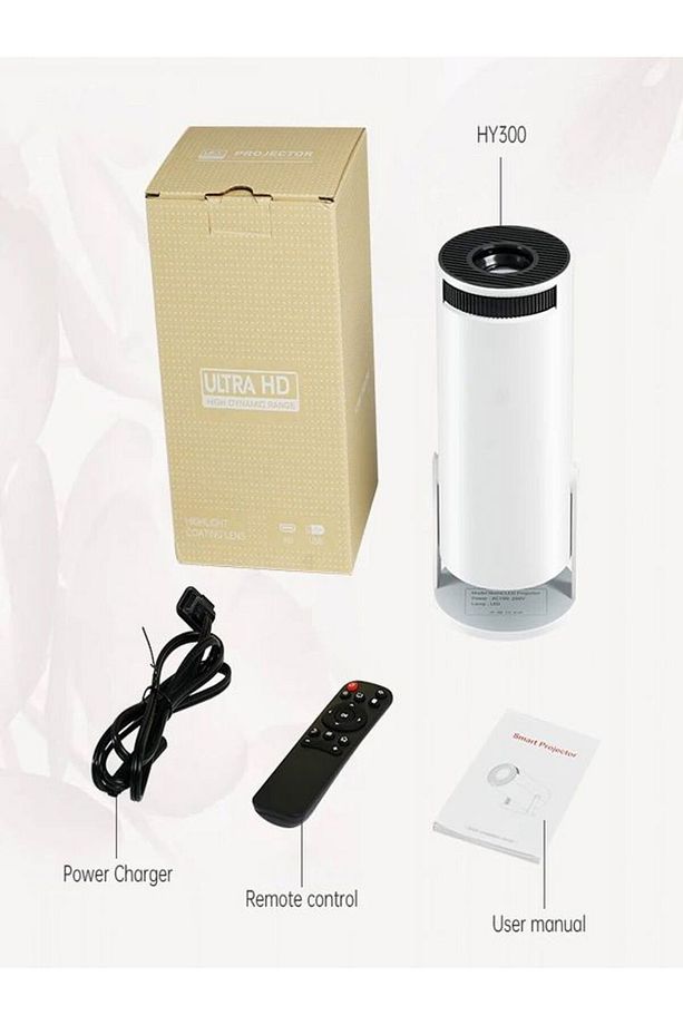 Dahili Wifi, Bluetooth, Netflx, Youtube 1280/720P 4K Full Hd Projeksiyon 11.0 Android Sinema Sistemi - 7