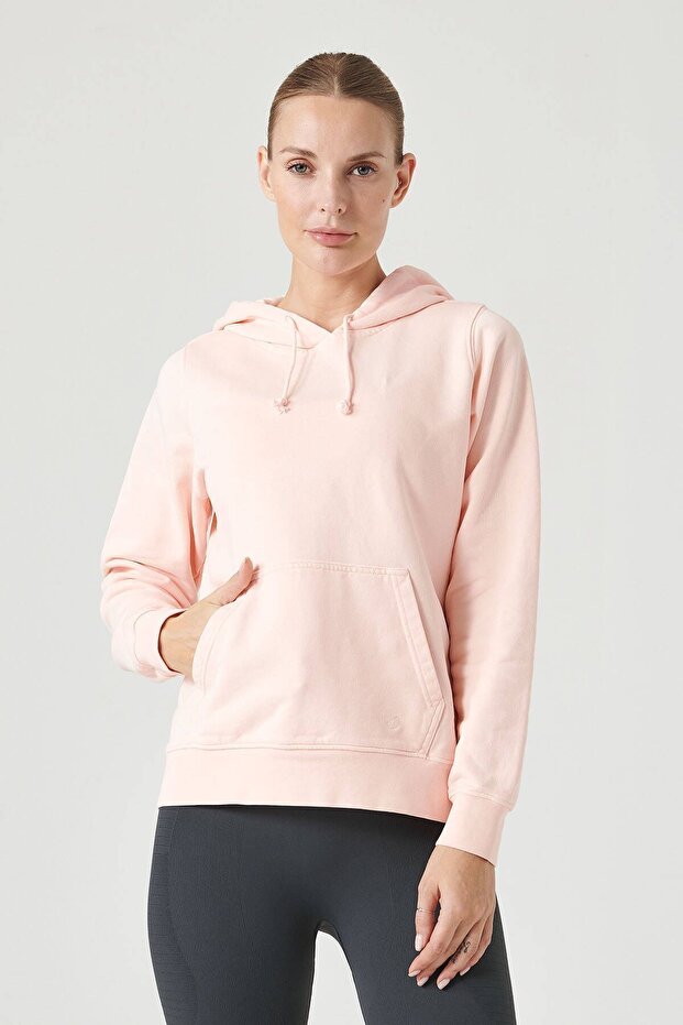 Lydney Kadın Kapüşonlu Sweatshirt Pembe - 2