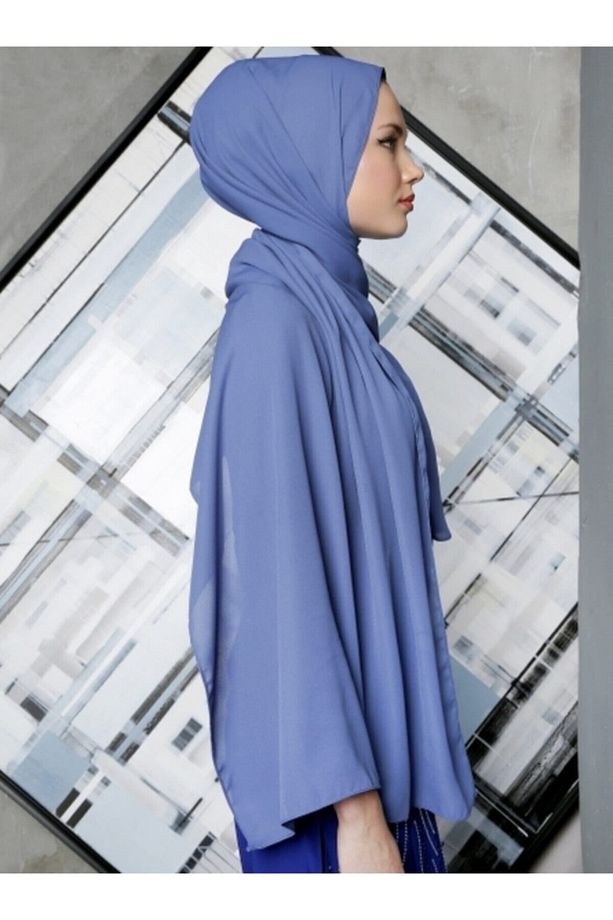 Krep Şal Koyu Indigo - 5