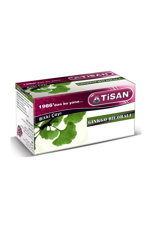 Ginkgo Biloba Çayı Sallama Ginko Bilobalı Çay 20 Süzen Poşet Bitki Çayı - 1