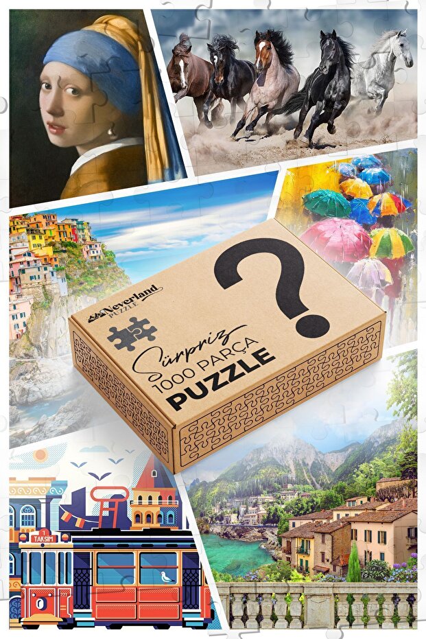 1000 Parça Puzzle - Sürpriz Model - 1