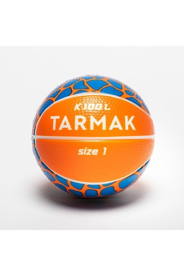 Pompaya ihtiyaç yoktur Tarmak Çocuk Basketbol Topu - 1 Numara - Turuncu / Mavi - K100 Sünger Turunc - 1
