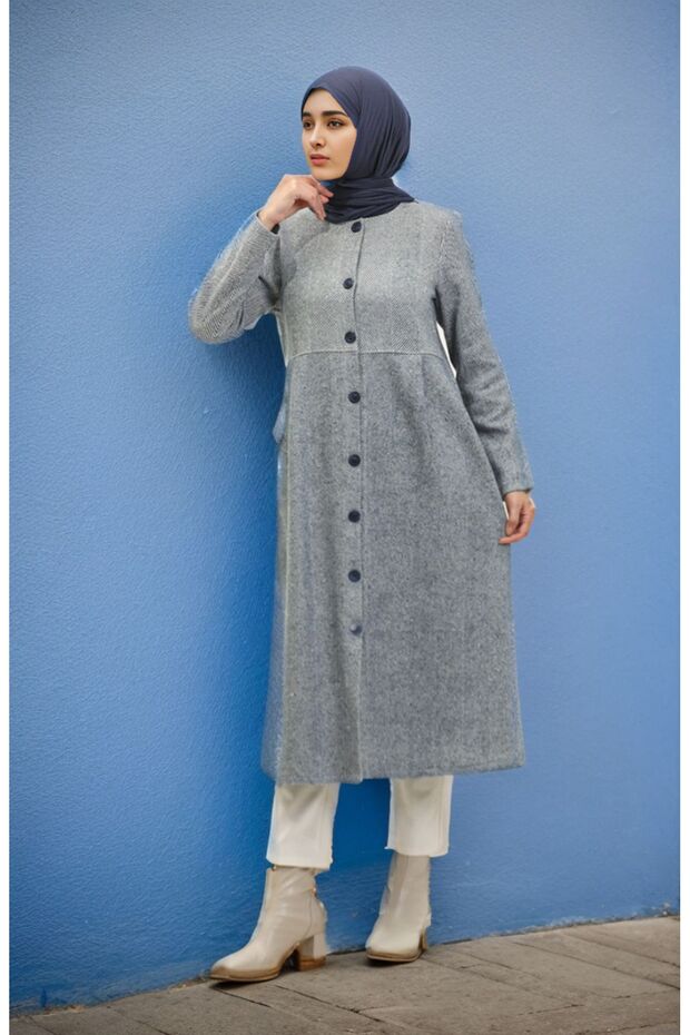 Houndstooth Patterned Winter Cap - 2