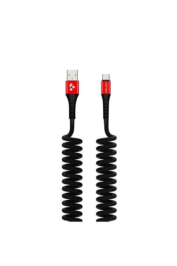Type-c To Usb Yaylı Şarj Kablosu 3.4a 1.5mt Samsung Huawei Xiaomi Oppo Uyumlu Örme - 2