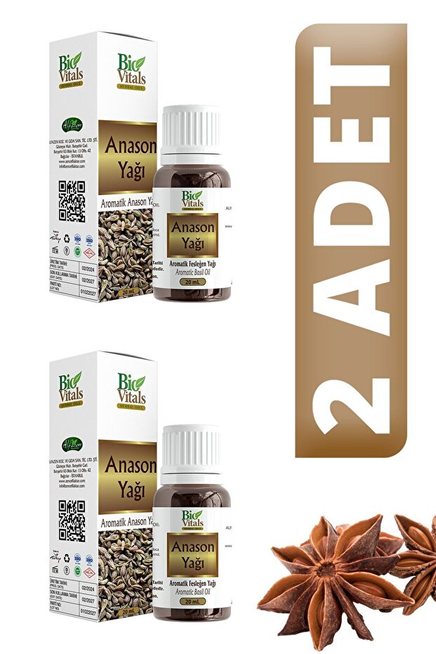 20 مل زيت اليانسون - 2 قطعة
