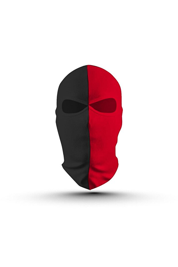 Red Black Fan Mask