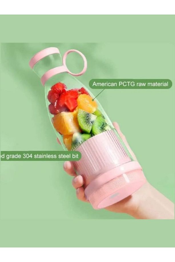 Taşınabilir 420 ml Blender, Smoothie Blender, Şarjlı Mini Blender - 1