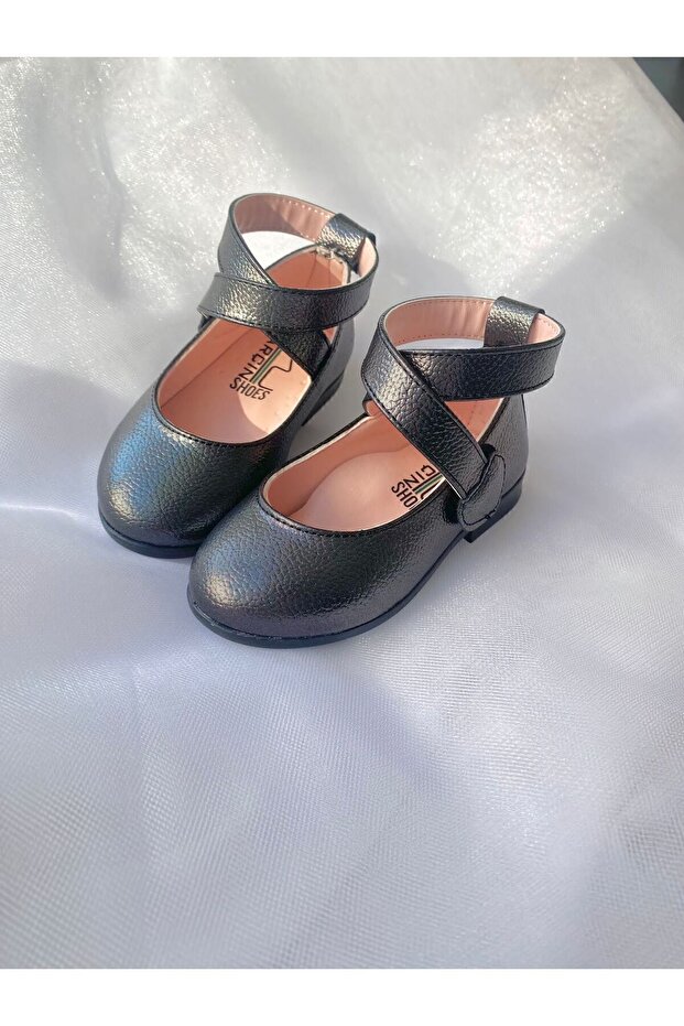 GIRL'S BALLET FLAT WITH ANKLE PADDLE AND CIRT