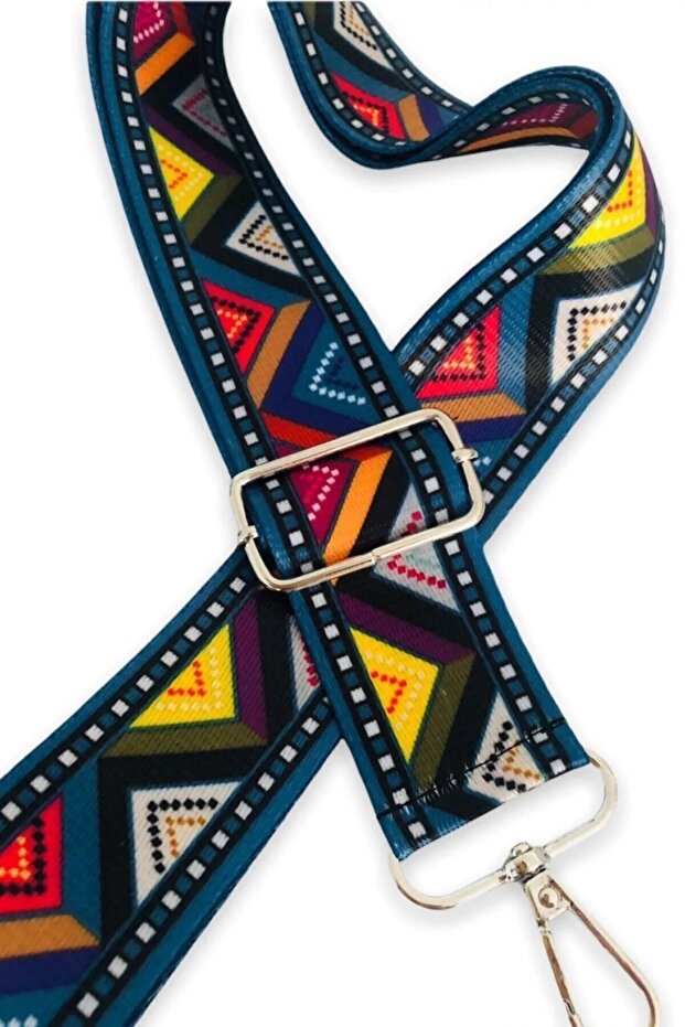 حقيبة قابلة للتعديل من البوليستر بتصميم ريترو - حزام هاتف 120 سم - 2