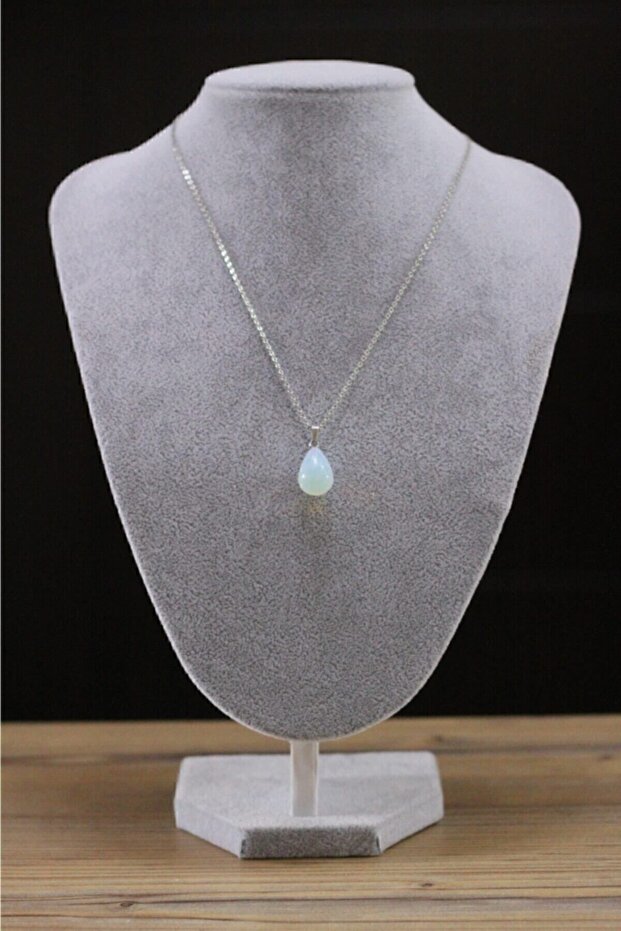 Moonstone Natural Stone Drop Necklace