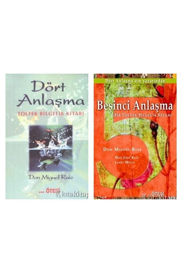 Don Miguel Ruiz 2 Kitap Dört Anlaşma + Beşinci Anlaşma - 1
