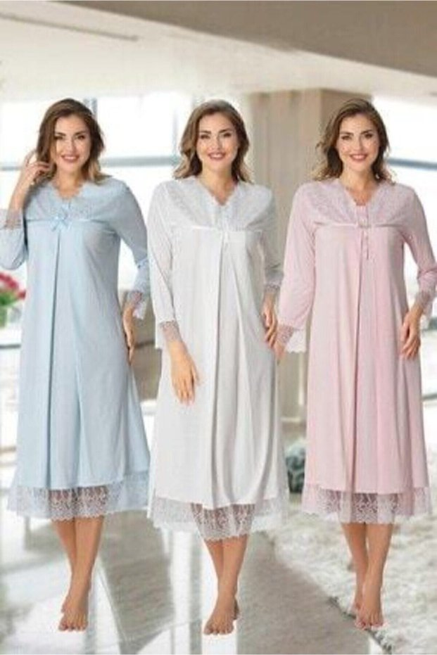 Women's Maternity Nightgown White