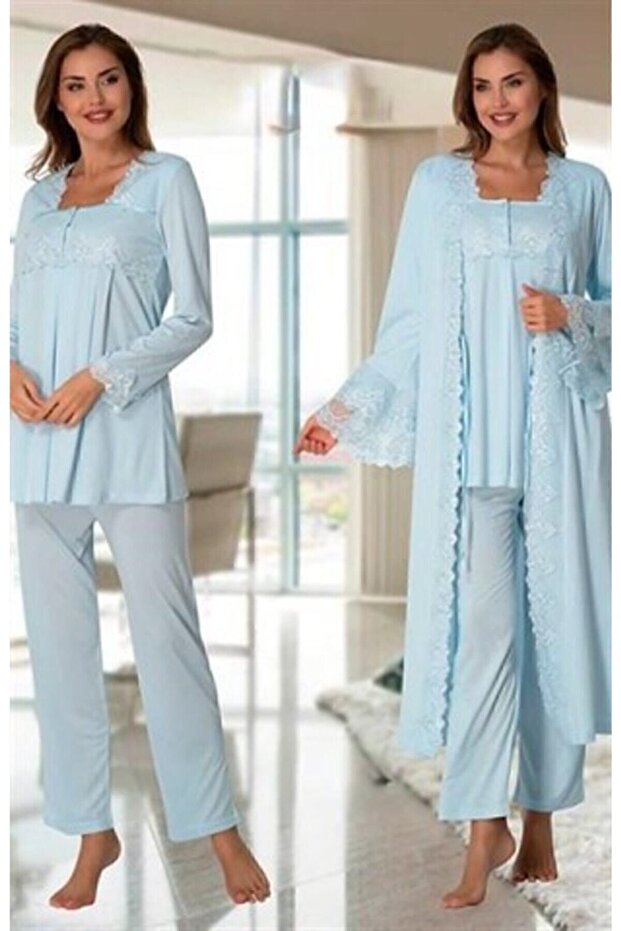 Freya Effort Maternity Maternity Pajama Set with Dressing Gown