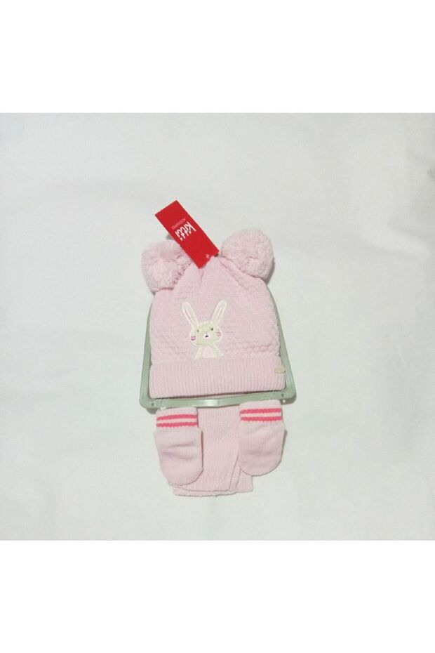 0-18 Months Baby Girl Anti-pilling Fleece Scarf Beanie Gloves Set of 3