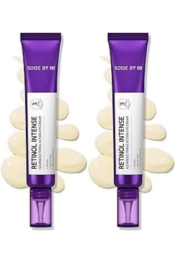 2 Adet SOME BY MI Retinol Yoğun Gelişmiş Üçlü Etkili Göz Kremi, 30 ml menekşe - 1