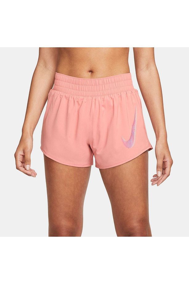 Dri-FIT One Swoosh Normal Belli Slip Astarlı Kadın Koşu Şort FB4928-618 - 5