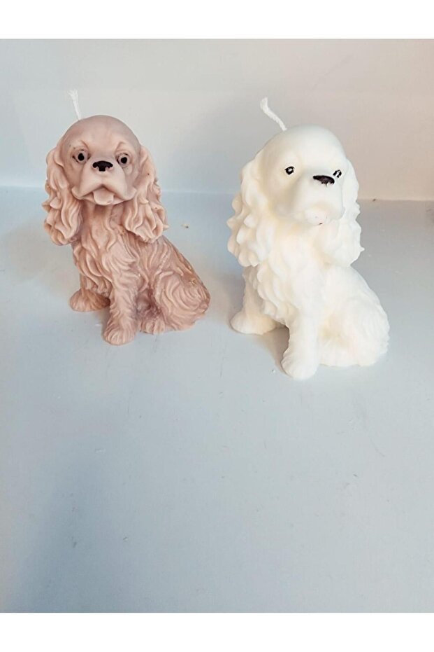 Sevimli Yavru Köpek Mum Seti - 1