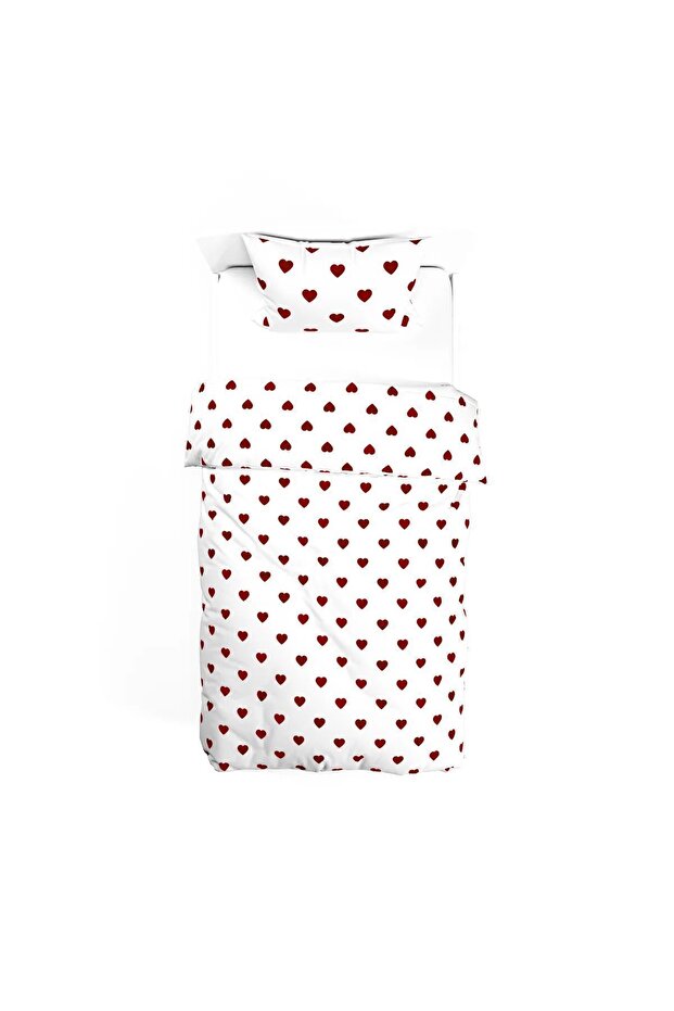 Heart Single Duvet Cover Set