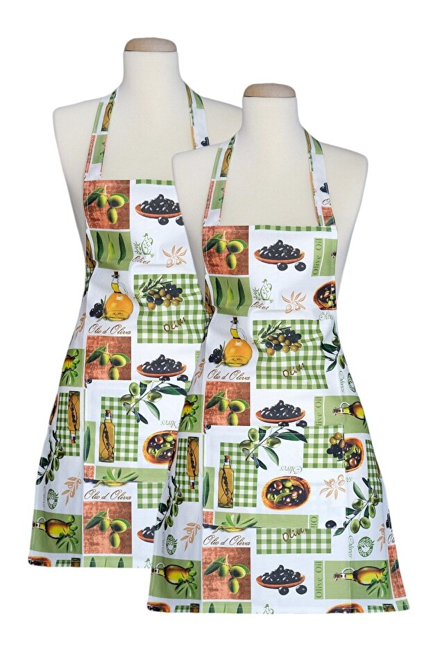 مريلة مطبخ مقاومة للماء من راشيل، عبوة مزدوجة - 1