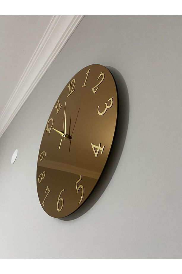 Pleksi Ahşap Duvar Saati, Modern Duvar Saati,Duvar Saati,Wall Clock, - 6