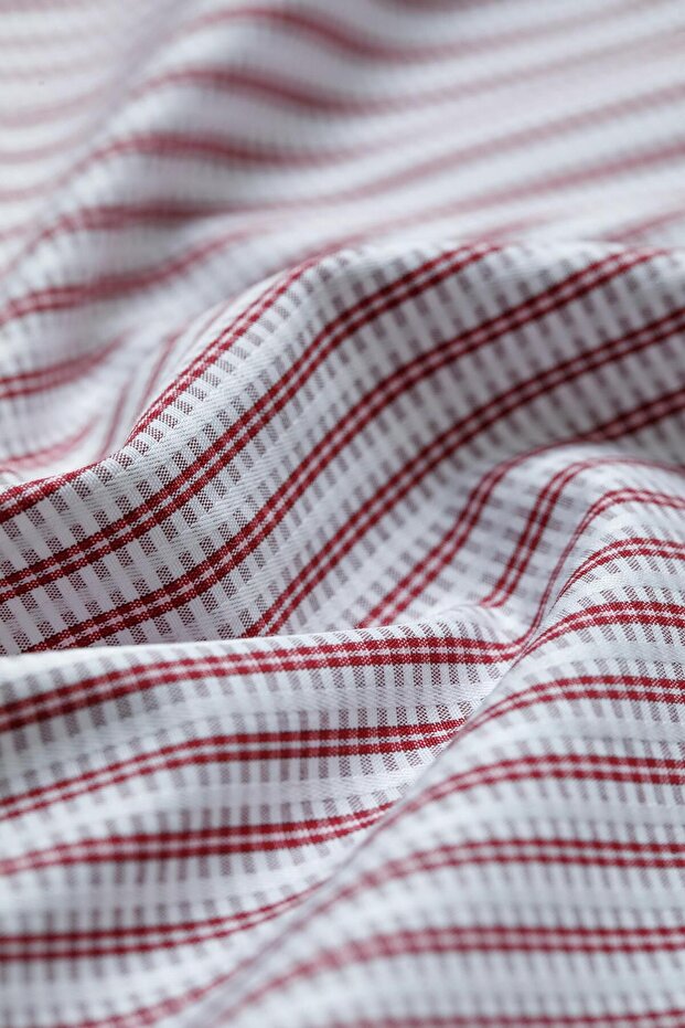 Çizgili Bebe Yaka Iğneli Gömlek - 3