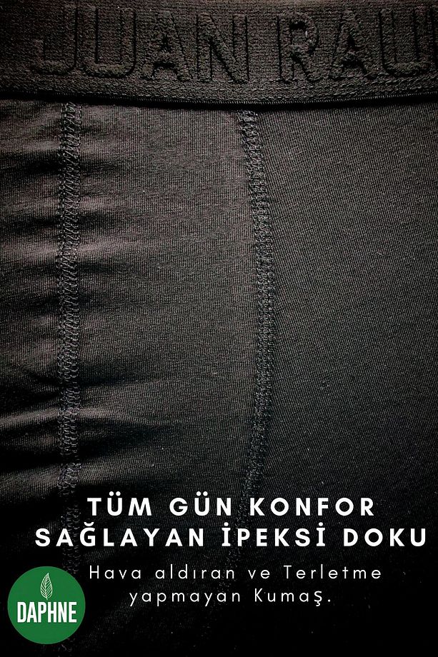 Erkek Boxer papyon Külot Comfort Flex Yumuşak ve Nefes Alabilir Pamuklu Coton İç Çamaşırı Baksır - 2
